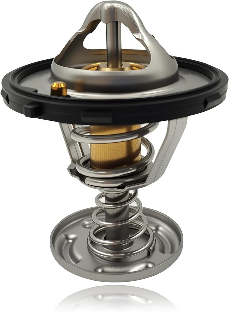FOXSTAR 131-160 Engine Thermostat, Coolant Thermostat, Fit for Chevy GMC Cadillac Vehicles, Replace 89018168, 34198, 131160, 523190 - Image 1